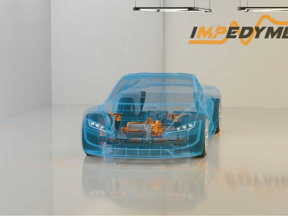 impedyme card six phase PMSM torque wireframe car