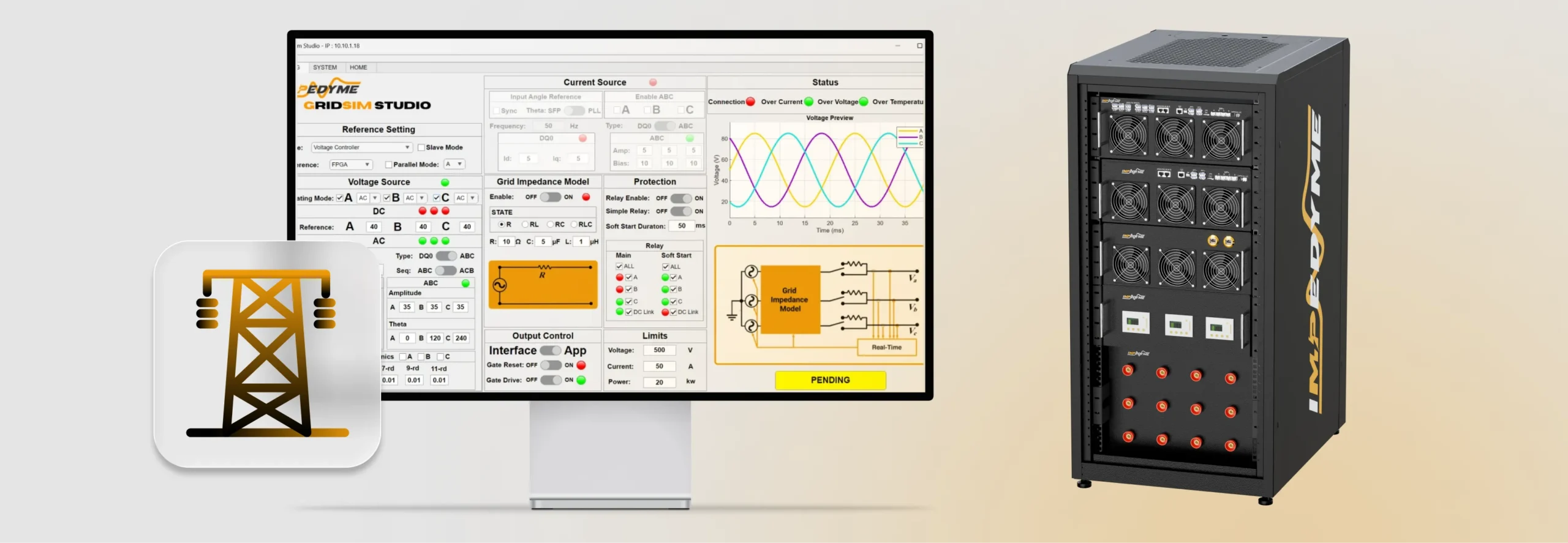 grid simulation software header