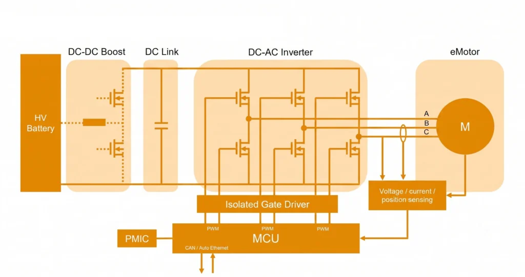 Traction Inverter test Schematic