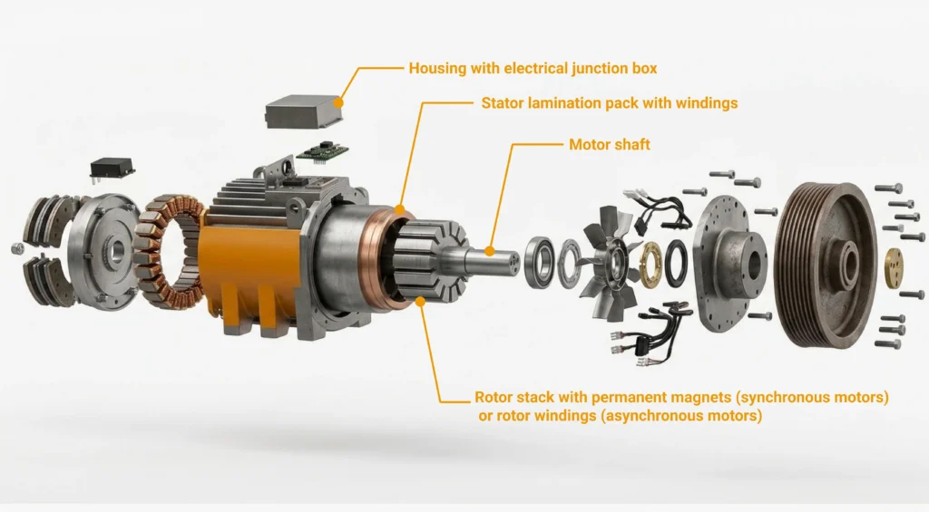 elevator motor drive test